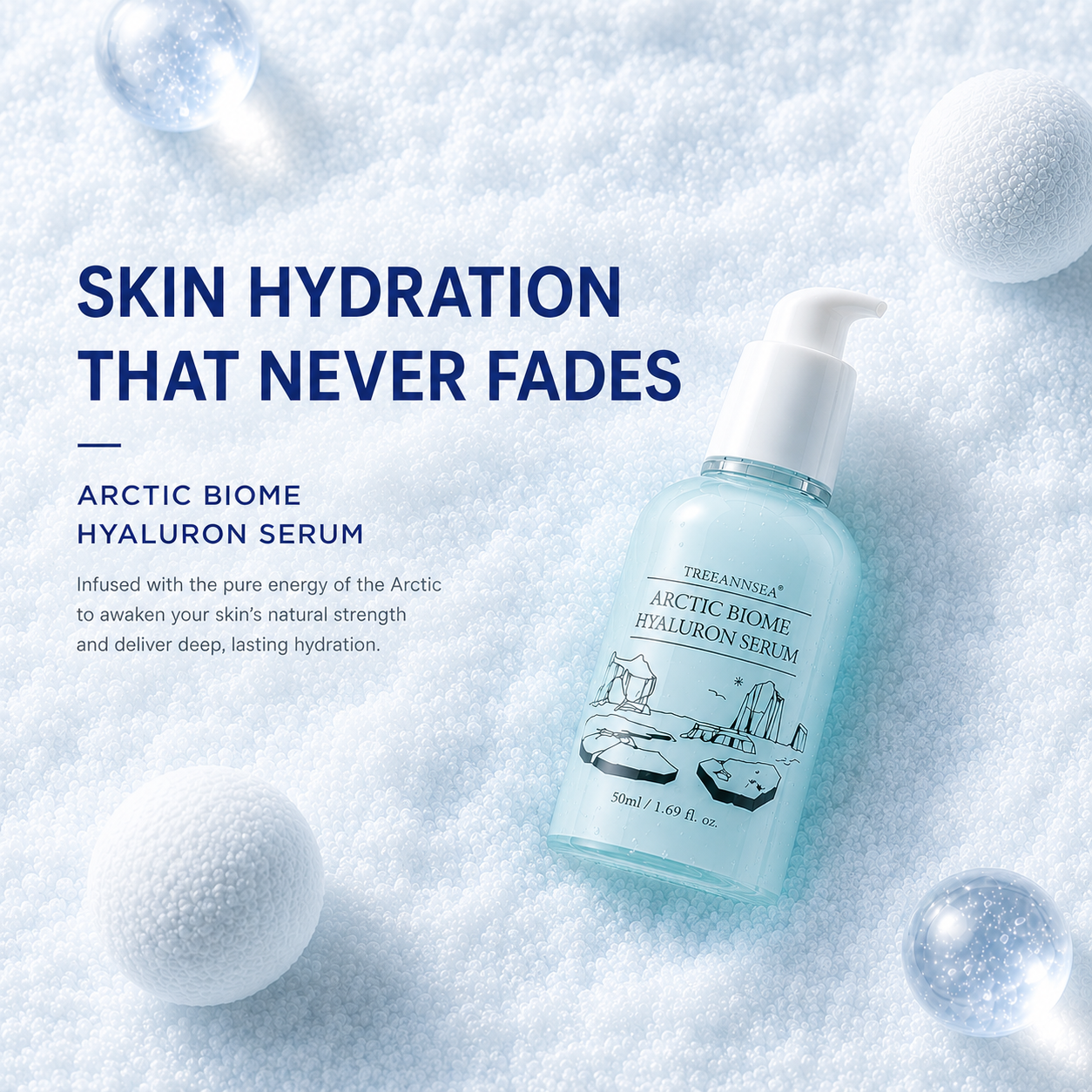 🆕TREEANNSEA Arctic Biome Hyaluron Serum 50ml
