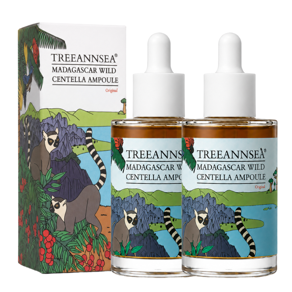 TREEANNSEA Madagascar Wild Centella Ampoule 50ml X2