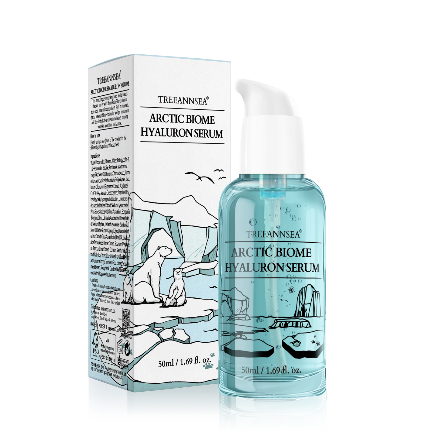 🆕TREEANNSEA Arctic Biome Hyaluron Serum 50ml