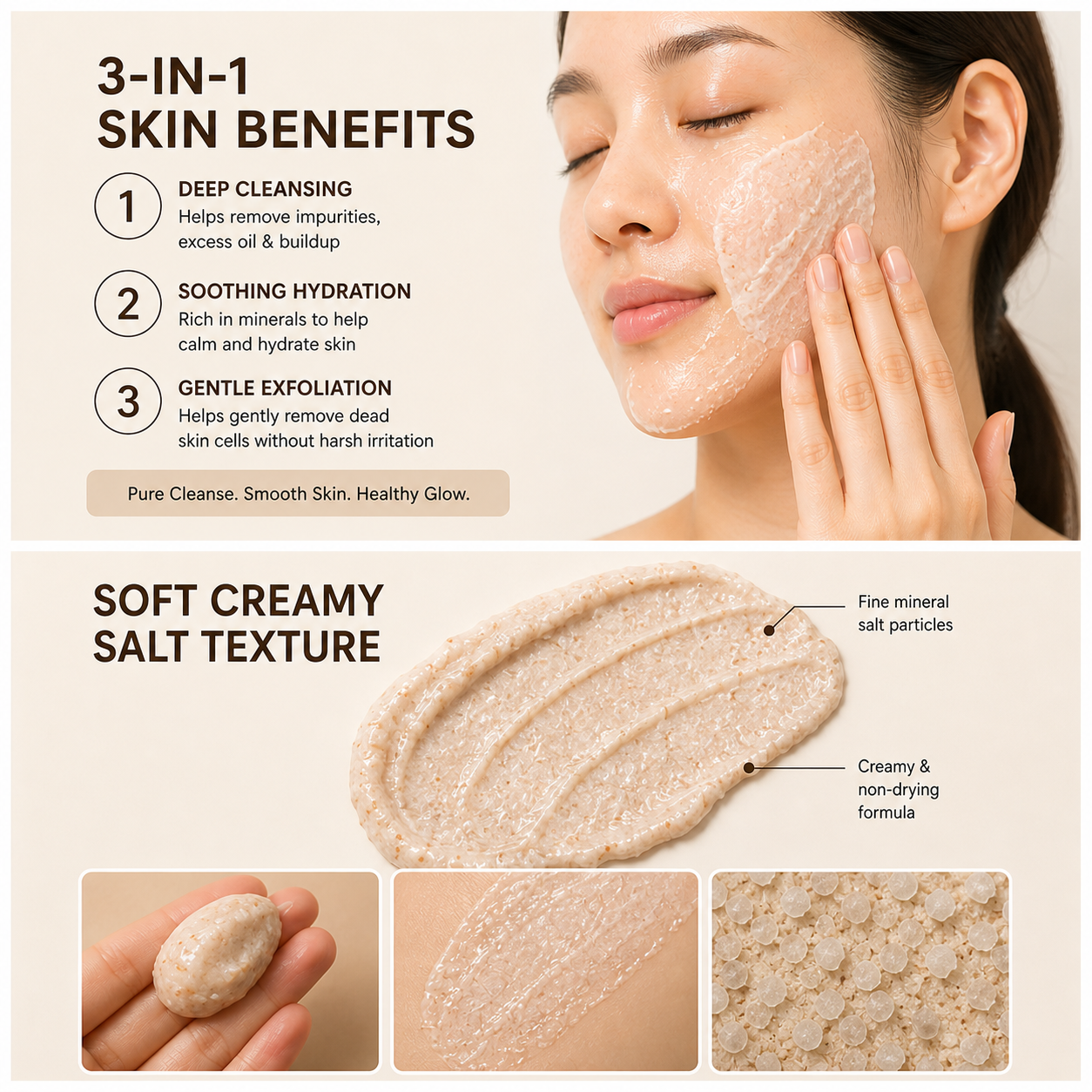 TREEANNSEA Desert Salt Pack Cleanser 150ml